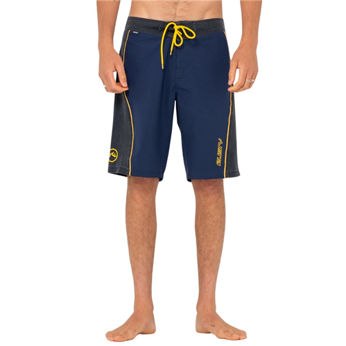 Rusty LONG JOHN POWERWEAVE BOARDSHORT, NAVY YELLOW