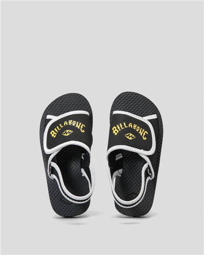 Billabong GROMS STRAYA SLIDES, BLACK