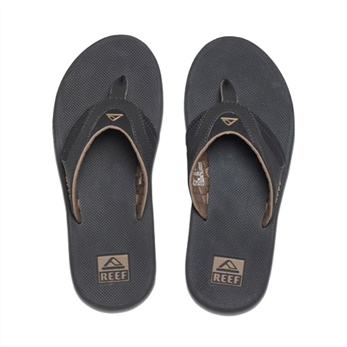 Reef Fanning Mens Jandal, Black Brown