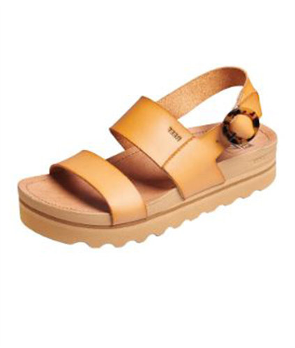 Reef CUSHION VISTA HI BUCKLE SANDAL, NATURAL