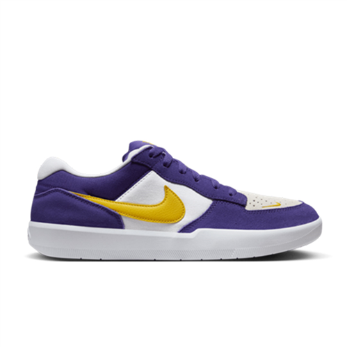 Nike SB Force 58 Skate Shoe, COURT PURPLE/AMARILLO-WHITE