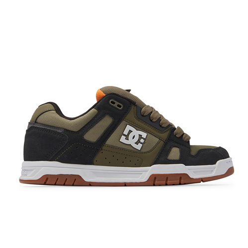 DC STAG SKATE SHOE, ARMY/OLIVE