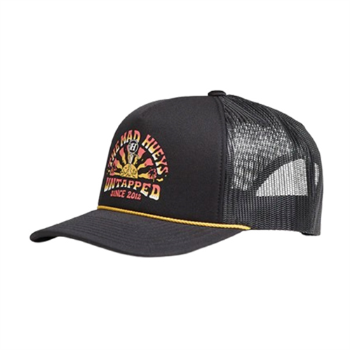 The Mad Hueys UNTAPPED FOAM TRUCKER, BLACK