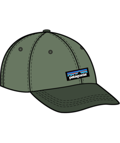 Patagonia P-6 Label Trad Cap, Terrain Green