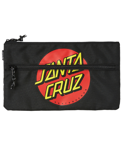 Santa Cruz CLASSIC DOT PENCIL CASE, BLACK