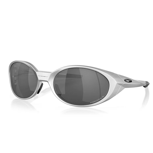 Oakley Eye Jacket Redux Sunglasses, Silver w/ Prizm Black Polarized