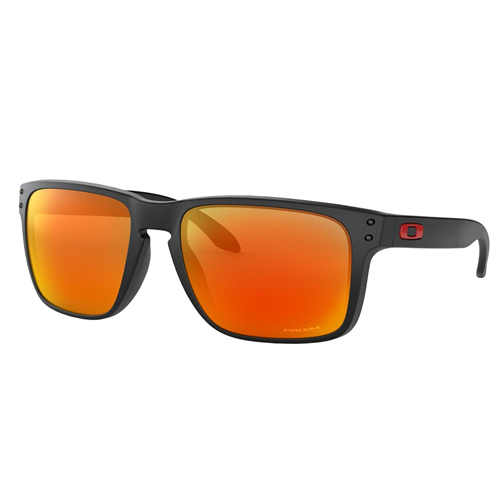 Oakley Holbrook XL Sunglasses, Matte Black w/ PRIZM Ruby