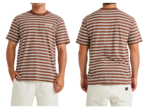 RVCA FERNY SS TEE, HAZELNUT