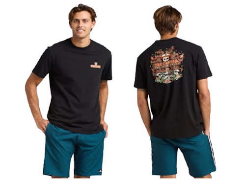 The Mad Hueys THE KRAKEN CAPTAIN SS TEE, BLACK