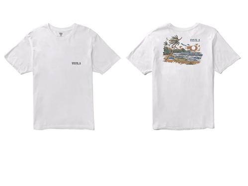 Vissla Paradise Isle Organic Blend SS Tee, White