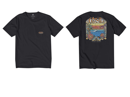 Vissla Visuals Organic SS Tee, Black