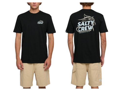 Salty Crew HOOK UP PREMIUM SS TEE, Black