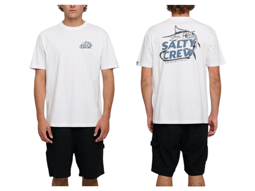 Salty Crew HOOK UP PREMIUM SS TEE, White