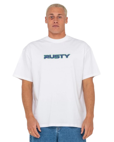 Rusty YOU KNOW SHORT SLEEVE TEE, WHT