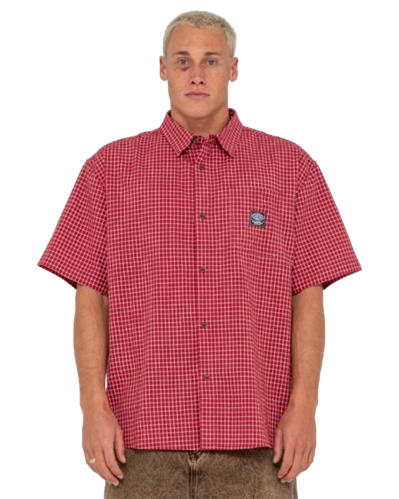 Rusty WORLDWIDE CURVED HEM SHORT SLEEVE SHIRT, TRR