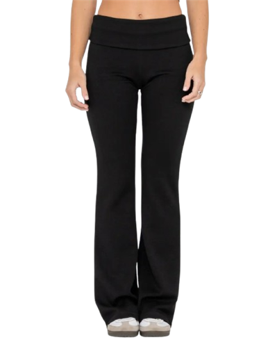 Rusty HILTON LOW RISE BOOTLEG TRACK PANT, BLK