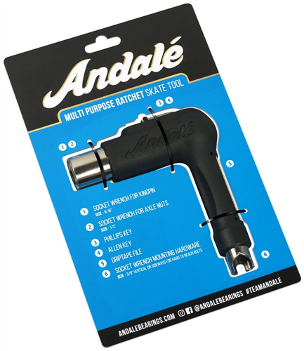 ANDALE Multi Purpose Ratchet Tool, Black