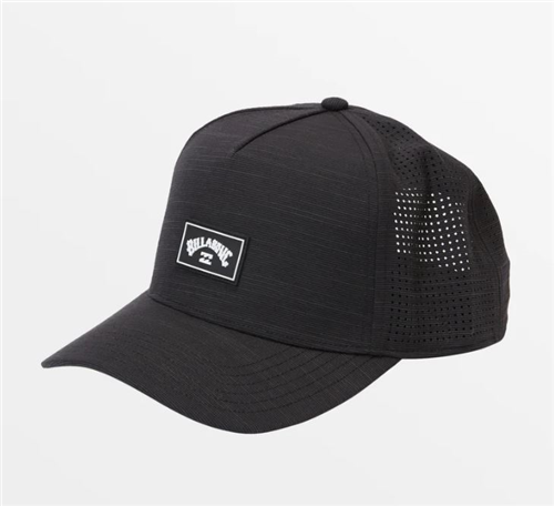 Billabong CROSSFIRE SNAPBACK CAP, BLACK SLUB