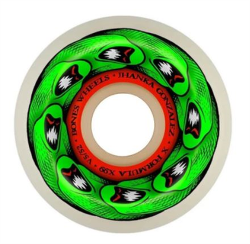 Bones X-Formula Jhanka Monito Mat V5 Sidecut 99A Wheels, Size 54mm