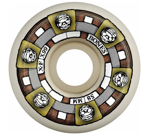 Bones X-Formula Timeless Machine V5 Sidecut 99A Wheels, Size 58mm