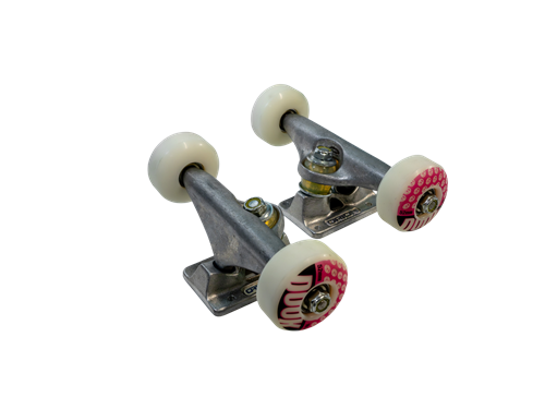 DOOK Wheels, Abec 3 Bearings, Orion Truck + Grip Combo, Pink