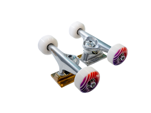 Girl Wheels, Abec 3 Bearings, Tensor Truck + Grip Combo, Purple