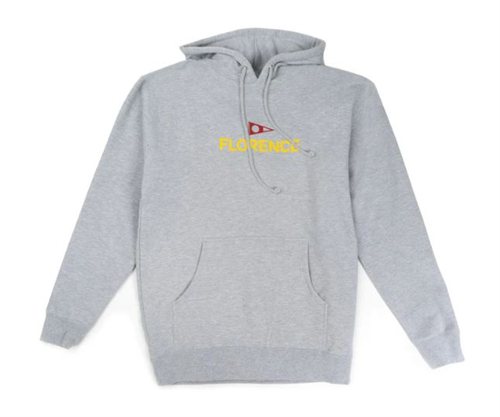 FLORENCE MARINE X Logo Hooie, Heather Grey