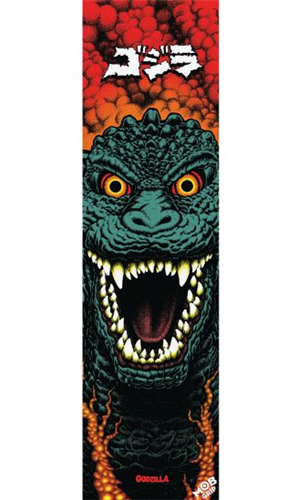 Santa Cruz Skate Godzilla Destroyer Grip Tape 9in x 33in, Graphic Mob