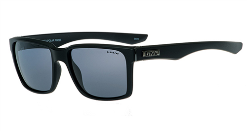 Liive Moto Polar Sunglasses, Matt Black