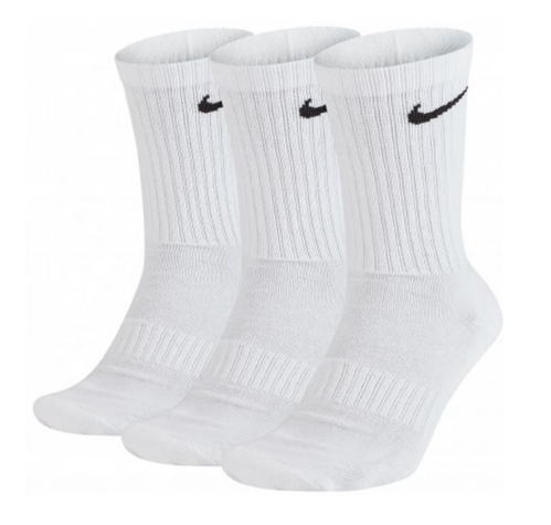 Nike SB Mens Everyday Cushion Crew Sock (3 Pack), White