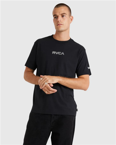 RVCA SUDS SS TEE,  BLACK