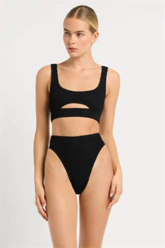 Bond-Eye SASHA CROP BIKINI TOP, BLACK