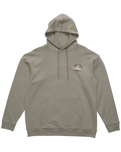 Salty Crew LURKING FLEECE HOOD, KELP GREEN