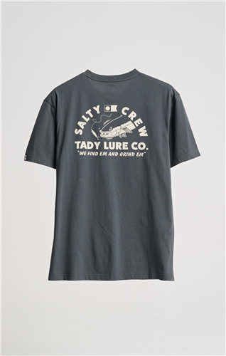 Salty Crew TADY LURE CO POCKET PREM SS TEE, COAL