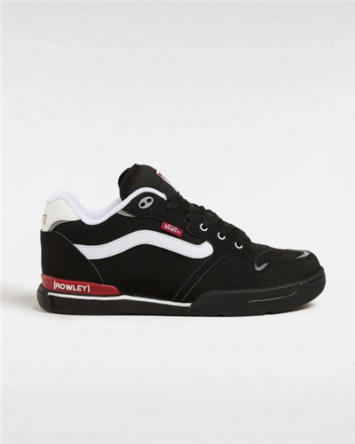 Vans Rowley XLT Skate Shoes, Black/ White/ Red