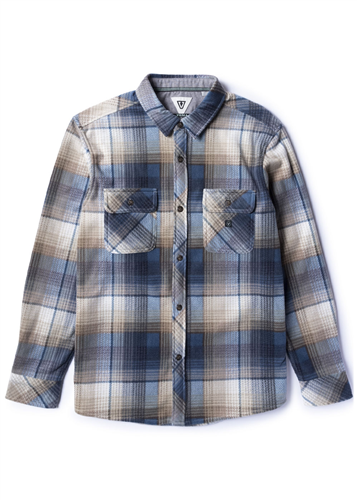 Vissla Eco-zy LS Polar Flannel Shirt, SEA WATER