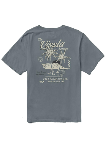 Vissla Lounge Organic Blend SS Tee, Graphite