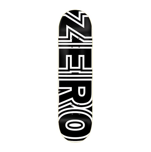 Zero Bold Deck, Black/ White (Sizes 7.75, 8.0)