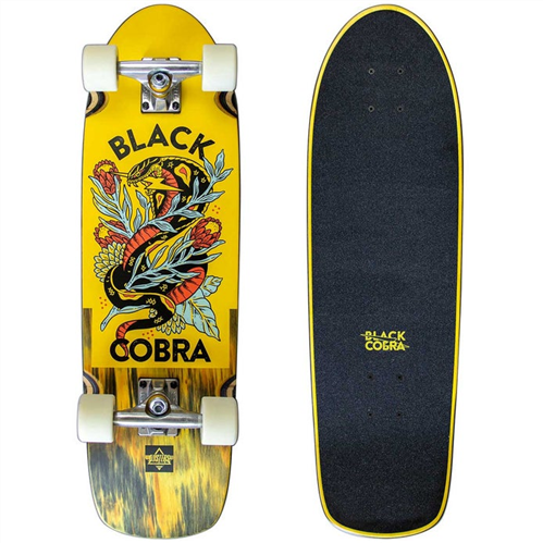 Dusters Cobra Cruiser 29.5" Longboard, Yellow