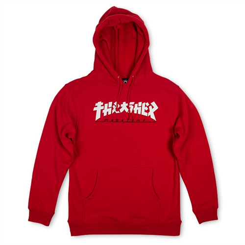 Thrasher GODZILLA HOOD, RED