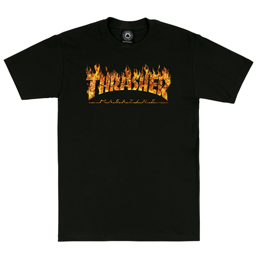 Thrasher INFERNO SS TEE, Black