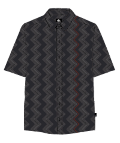 Quiksilver ARAMOANA SHIRT, BLACK