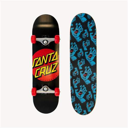 Santa Cruz Skate Classic Dot Super Micro Skate Complete, Size 7.25in x 27.00in