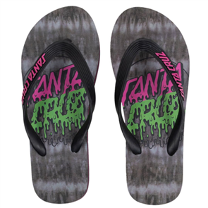 Santa Cruz YOUTH RAD DOT HOLLOW THONGS, BLACK