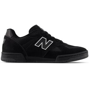 New Balance NB Numeric Tom Knox 600 Shoe, Black/Black Suede/Mesh