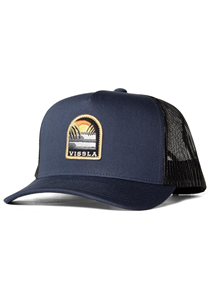 Vissla Wetsuits Solid Sets Eco Trucker Hat, Dark Denim