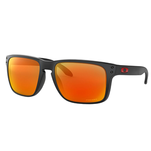 Oakley Holbrook XL Sunglasses, Matte Black w/ PRIZM Ruby