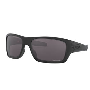 Oakley Turbine Sunglasses, Matte Black w/ Prizm Grey Polarized