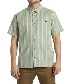 Billabong SUNDAYS JACQUARD SS SHIRT, MIST GREEN