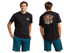 The Mad Hueys THE KRAKEN CAPTAIN SS TEE, BLACK